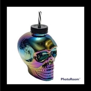 Iridescent Skull Tumbler